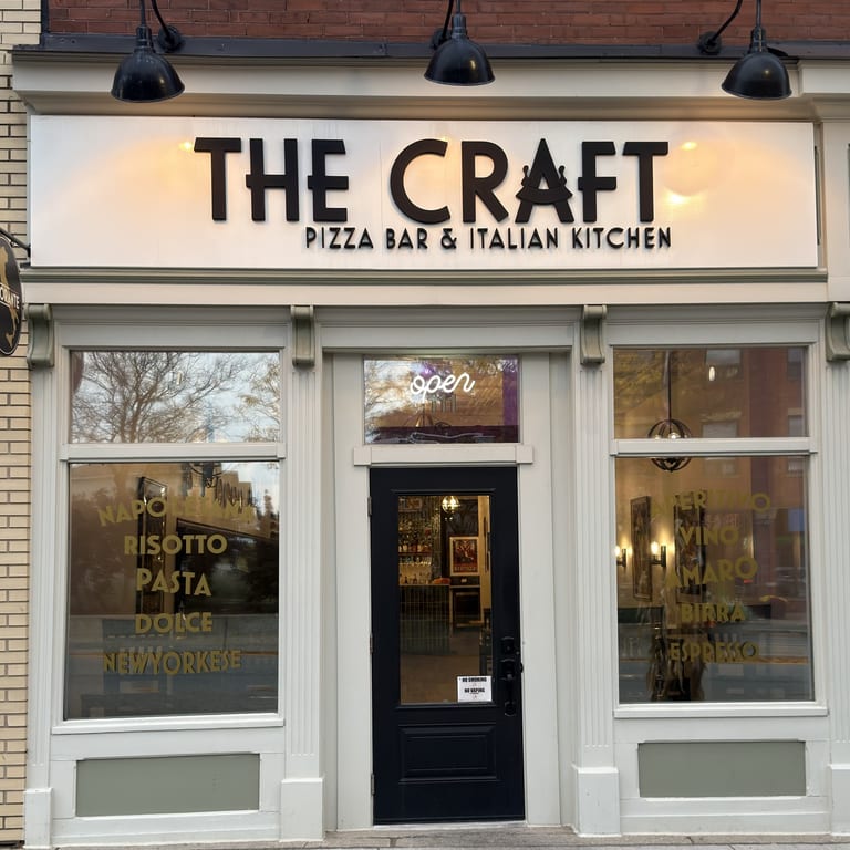 Welcome to The Craft Pizza Bar & Italian Kitchen