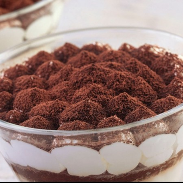Homemade Tiramisu.